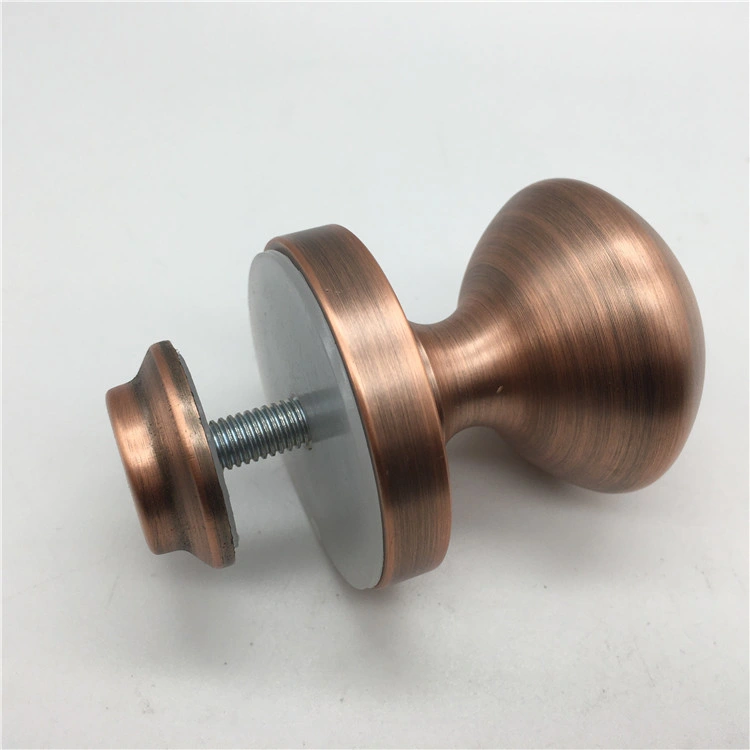 Single Aluminum Alloy Door Knob for Glass Door Wooden Door