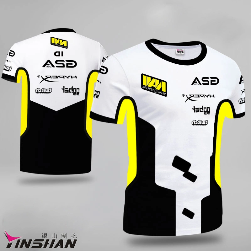 Custom Men's Fashion, Breathable, Moisture Absorption and Quick Drying E-Sports Game Clothes