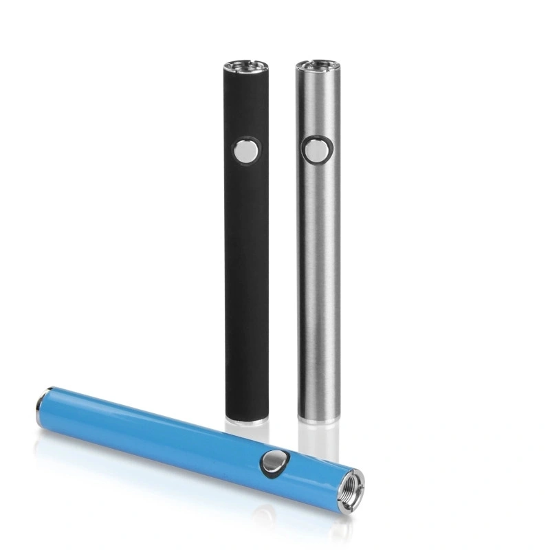 Batería de cigarrillos electrónicos al por mayor 350mAh botón 510 VAPE Pen batería Compatible con logotipos personalizados