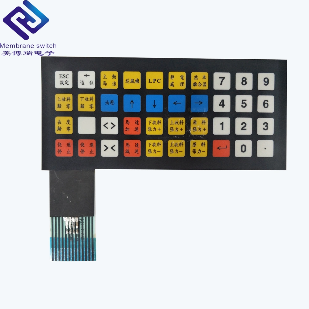 Fabricante de interruptor de teclado de membrana OEM/ODM electrónico