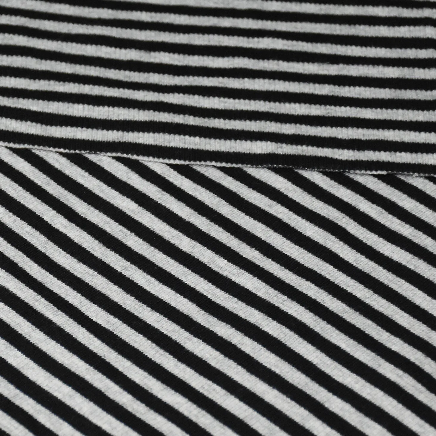 260GSM Cotton Spandex Yarn Dyed Stripe Rib