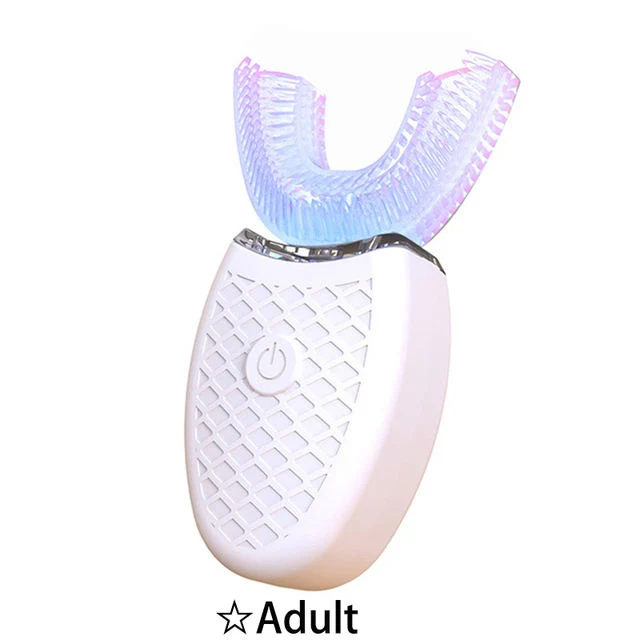 Home Use Ultrasonic Adults U Shaped Whole Whitening Travel Mouth Electric Toothbrush