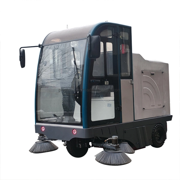 Driving Type Floor Sweeper Automatic Extend Side Brush for Big Public