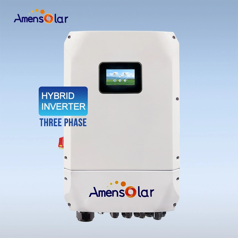 Amensolar 8kw 110V 120V 5 Years Warranty for 48V Battery Hybrid on Grid Solar Inverter