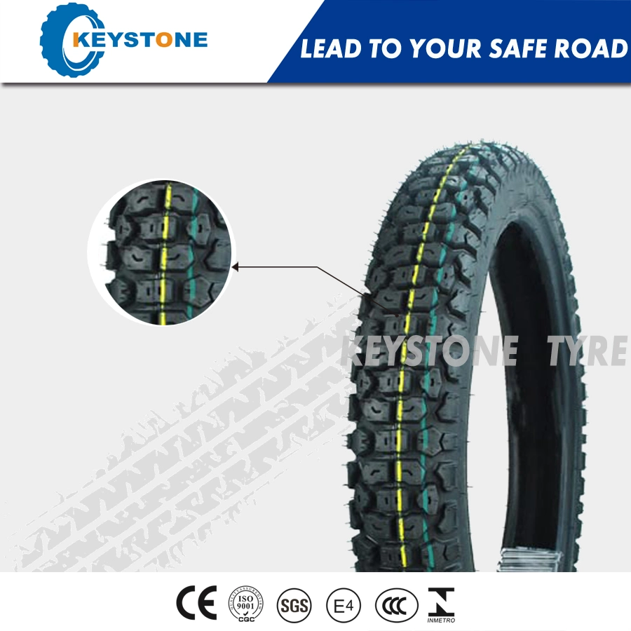 E-mark Certificated High Quality Motorcycle Tire وقطع غيار الدراجات النارية (3.50-18، 3.00-17، 3.00-18)