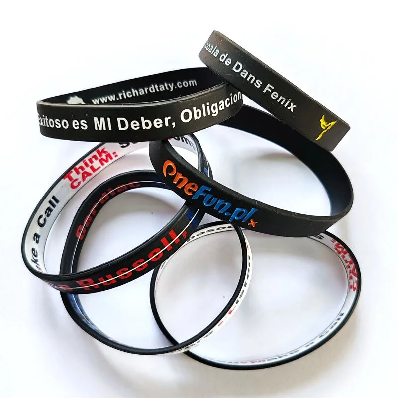 New Design Personalized Silicone Wristbands Sports Silicone Bracelets