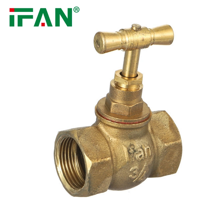 Ifan 30 Years Valve Manufacturers Copper Valve Plumbing Brass Stop Valve