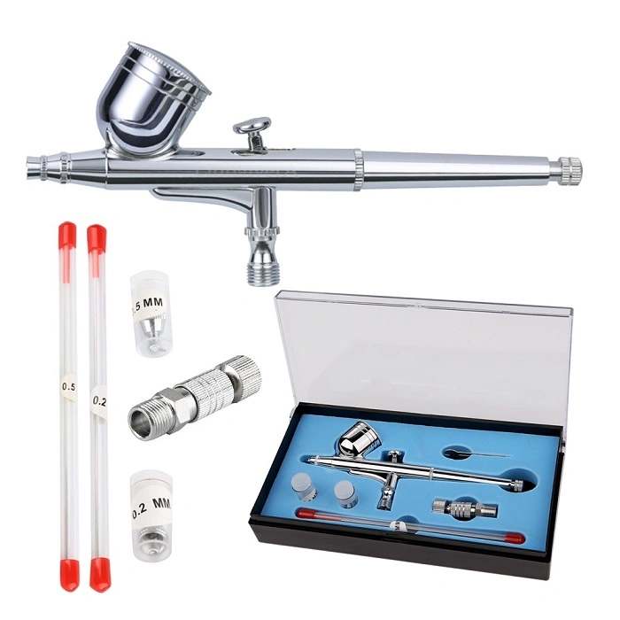 130s Airbrush Kit Set Airbrush Spritzpistole Kit mit Quick Anschluss