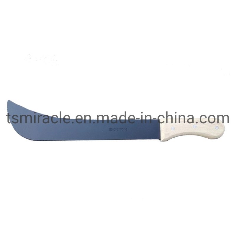 M204 Black Knife Hardware Garden Farm Tools with Wooden Handle Black Knife