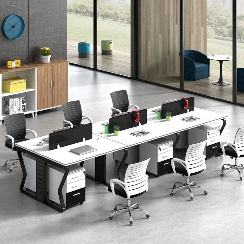 (SZ-WSA011) Green Office Staff Desk 4 People Office Workstation