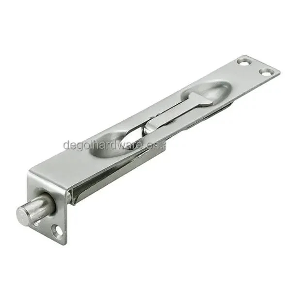 Barrel Bolt Door Lock Stainless Steel Window Safety Keyhole Heavy Door Chain