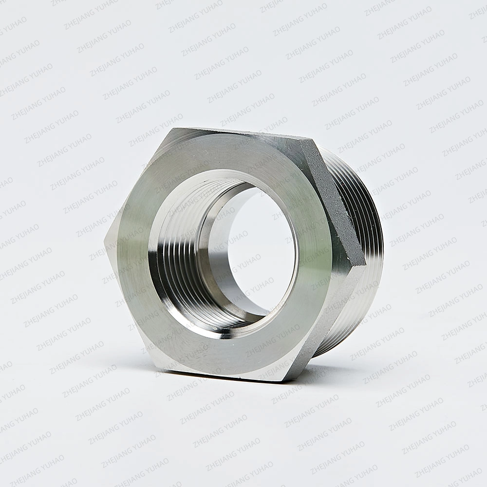 Bushing Stainless Steel Pipe Fitting Female NPT Thread Male NPT Thread Hex Bushing 3000lbs