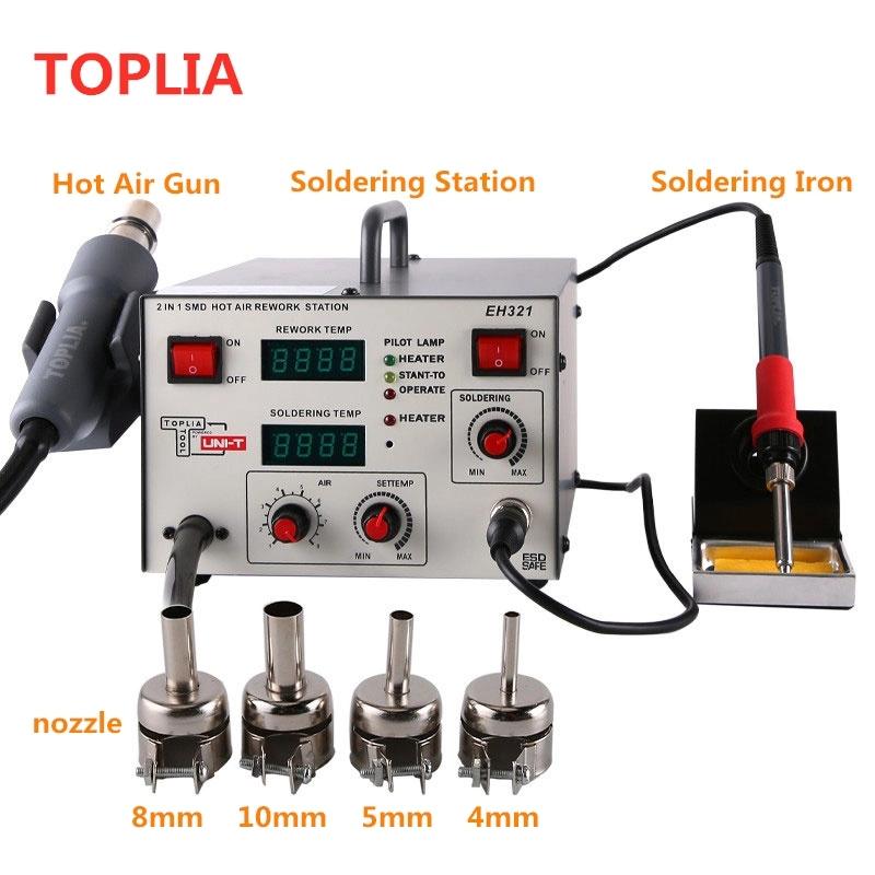 High-Quality Digital Soldering Station with Dual Functionality (EH321)