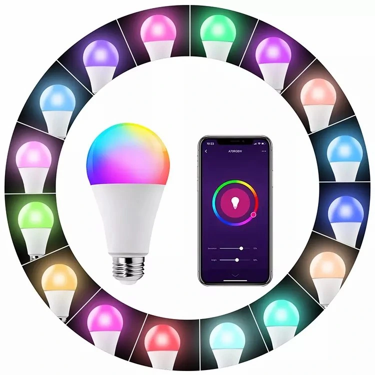 LED Color Changing WiFi Bulb 7W 9W 12W APP Contorl RGB Bulb