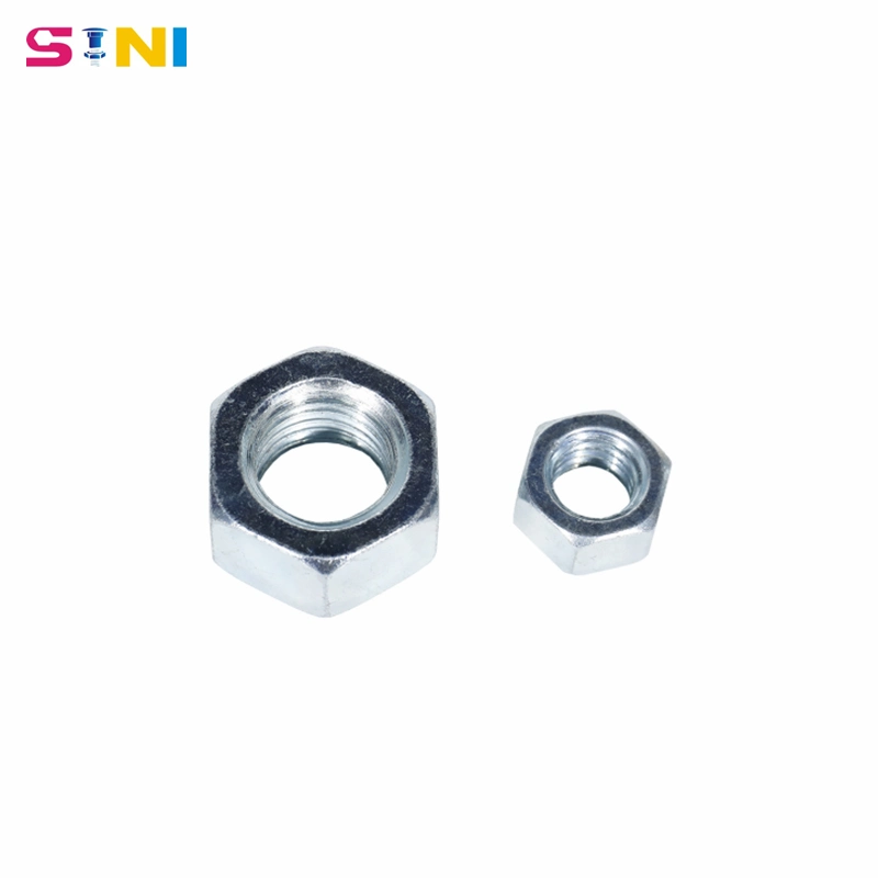 Fastener Stainless Steel Carbon Steel Galvanized Hex Flange Lock Nut Hex Nut DIN934 Nylon Lock Nut Wing Nut Spring Nut