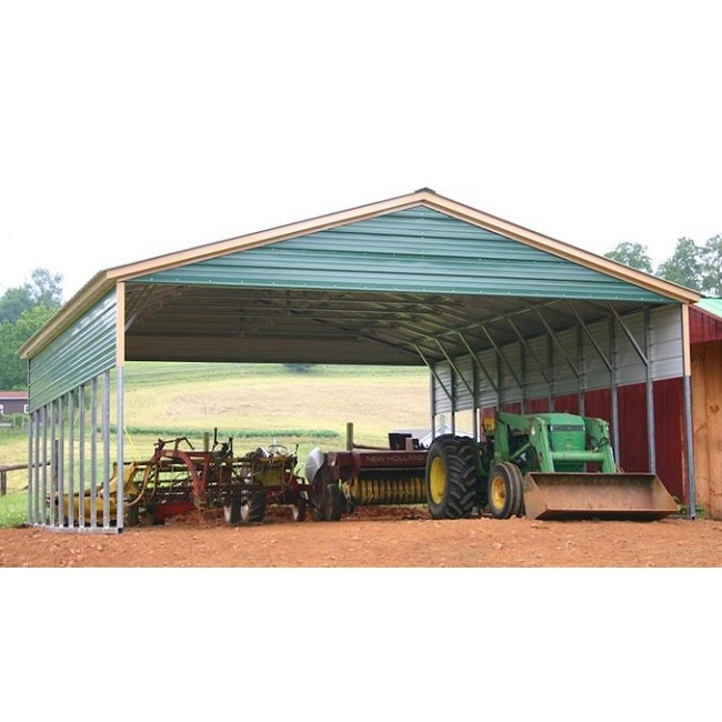 SC166 Exterior Carport Shelter House Light Prefab Metal Steel Structure Car Garage