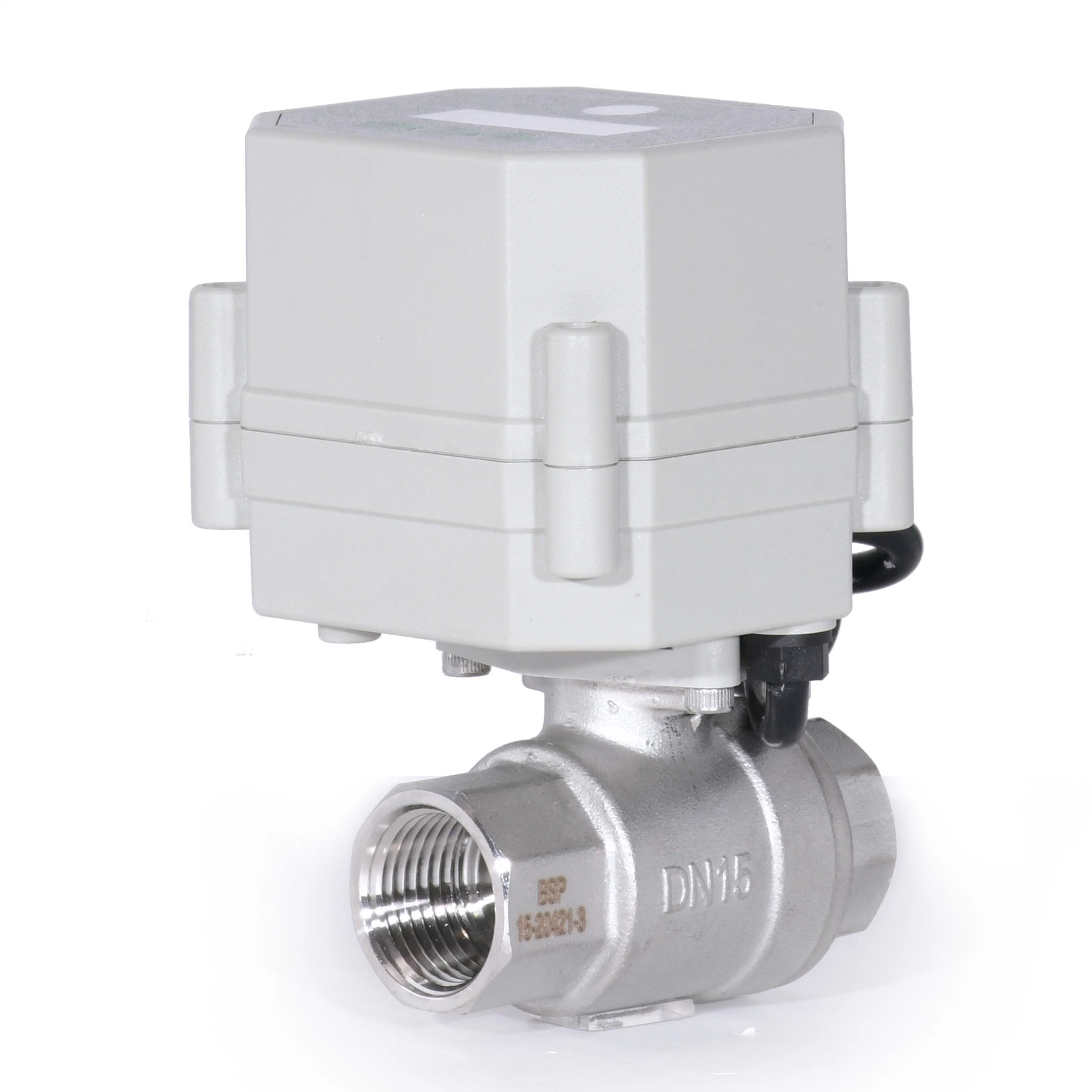 2 Way DN8 1/4'' Smart Timer Drain Mini Timer Flush Valve Electric Motorized Actuator Stainless Steel Ball Valve Cr201