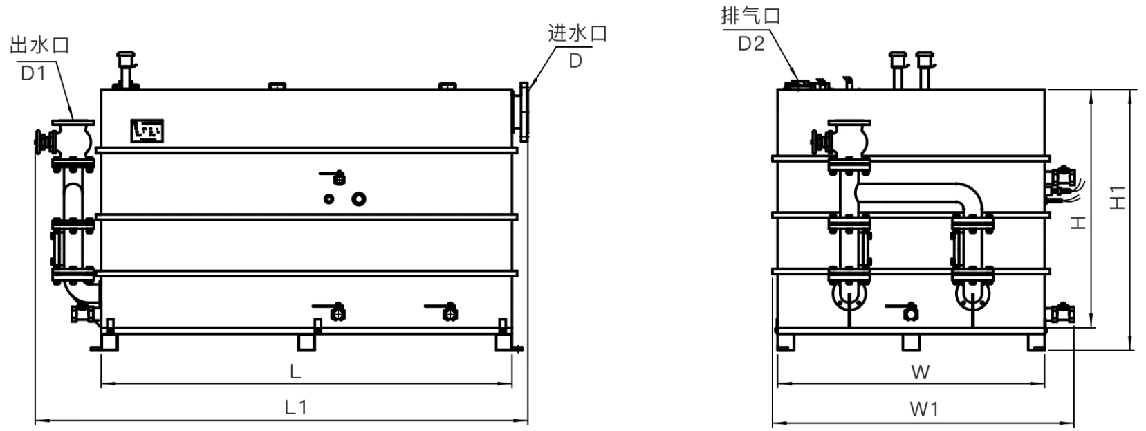 Sewage Treatment Equipment with OEM Serive for Catering Waste Water