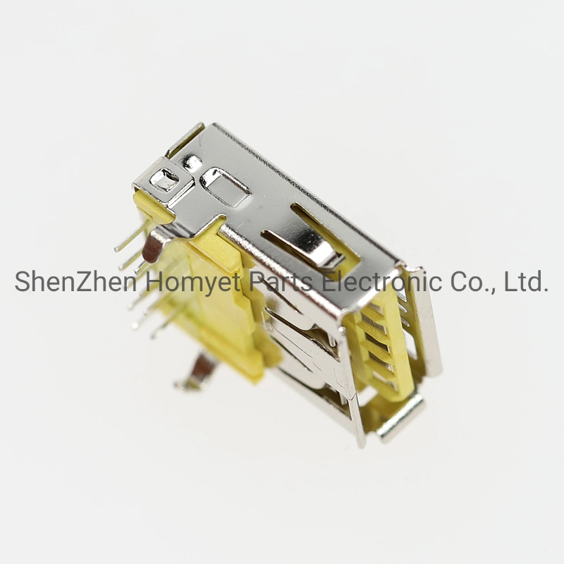 3.0USB Female Base Yellow Rubber Core Us01-512-Yl