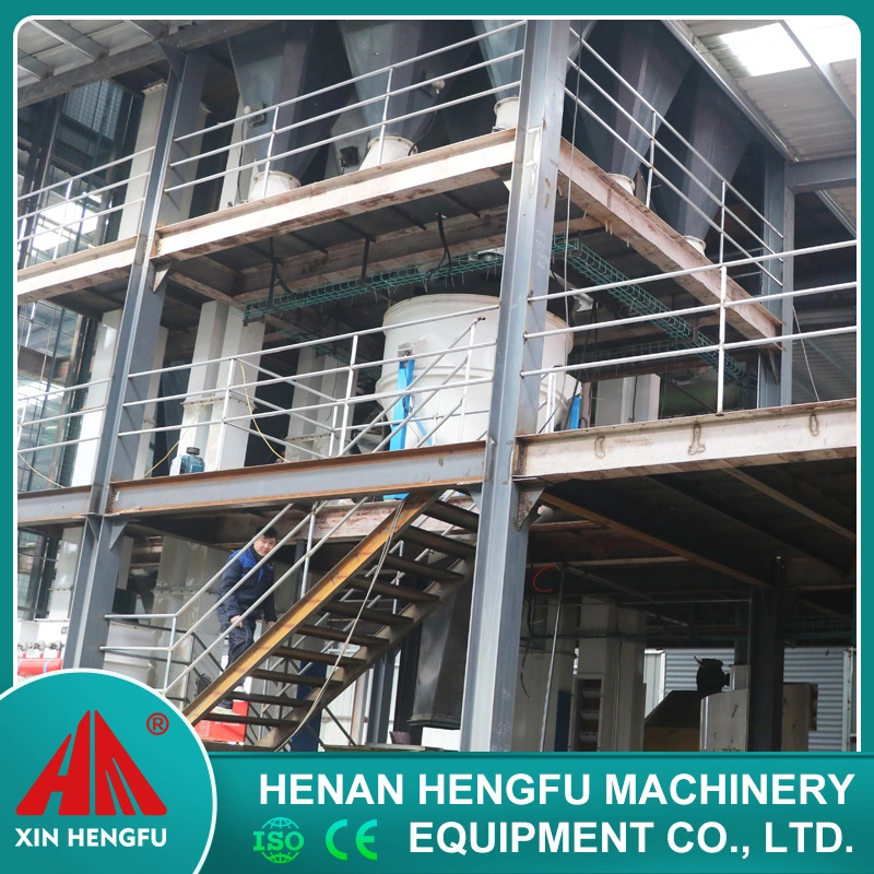 4t/H Poultry and Livestock Feed Mill Equipment with Automatic Material Dosing System