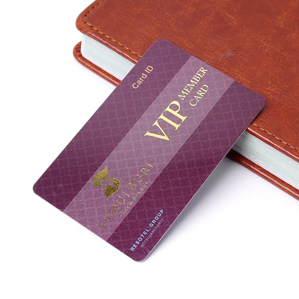 Carte VIP 85.5*54 mm carte cadeau carte de fidélité PVC avec soie Or d'écran/estampage à chaud