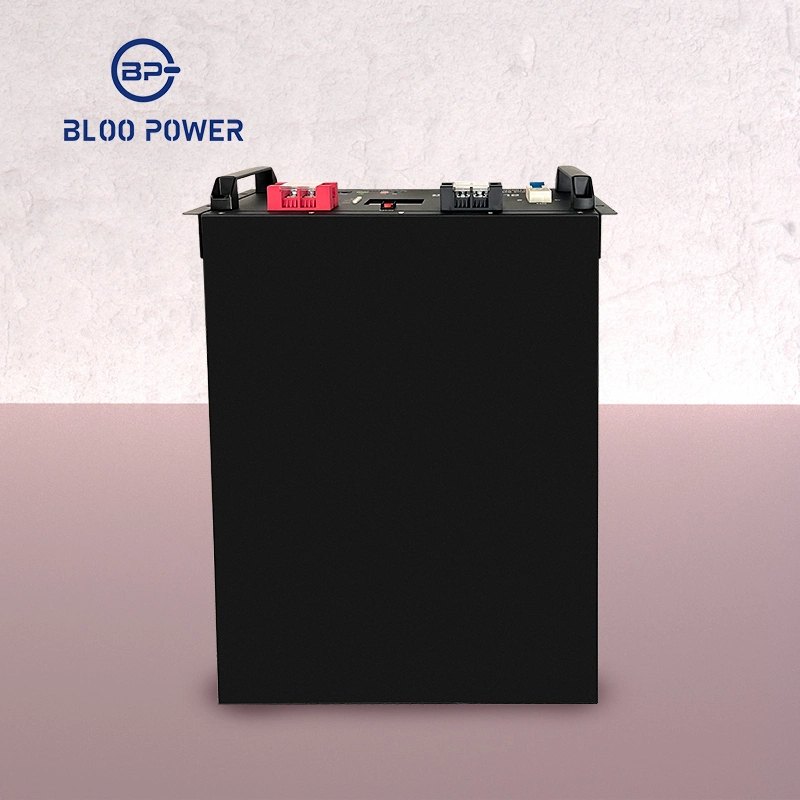 Bloopower 12V 12,8V 24V 36V 48V 60V 72V 50Ah 100Ah 120Ah 150ah 200Ah Lithium-Ionen-Batterie Wandlithiumwechselrichter Station Leistung