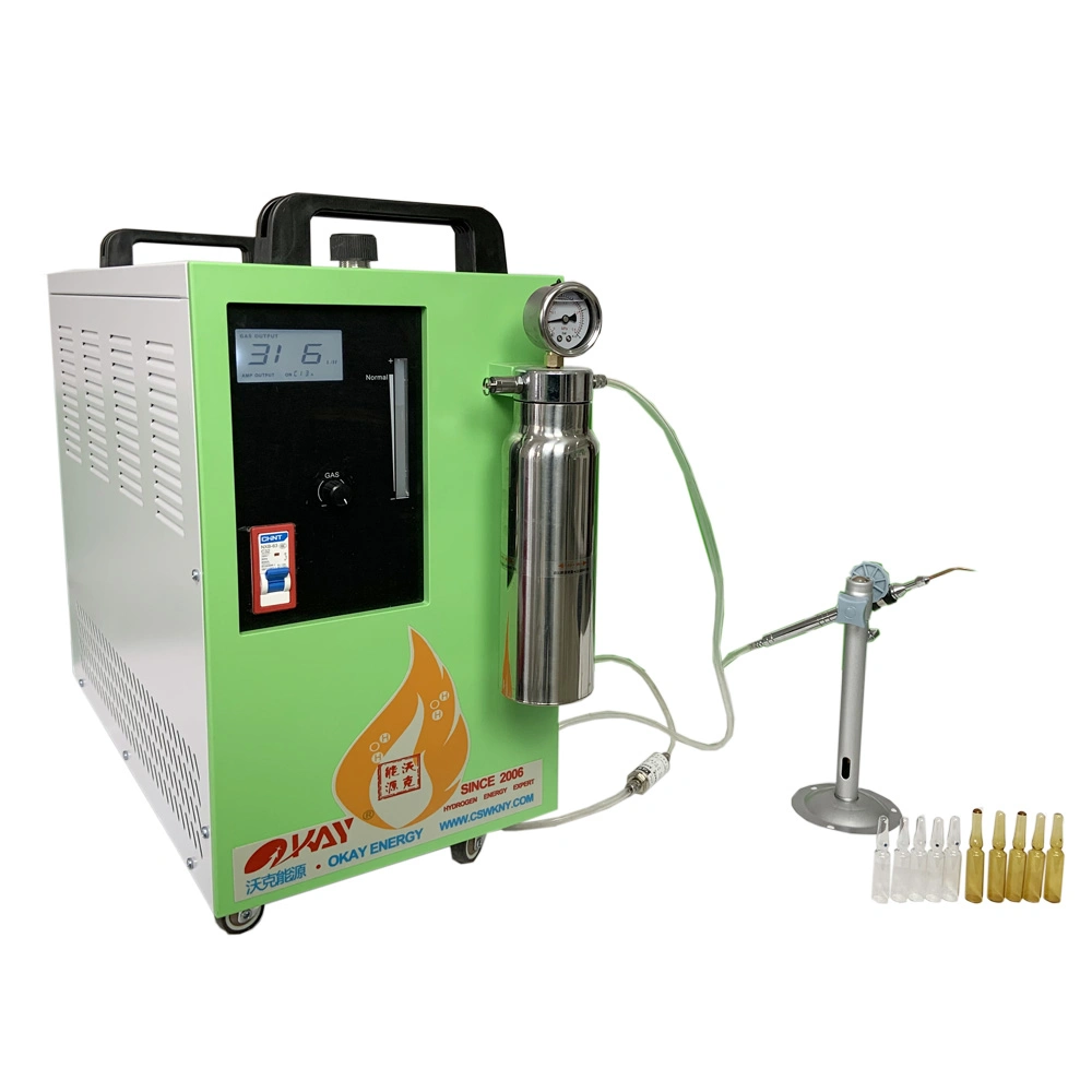 Lab Portable 1-25ml Oxyhydrogen Flame Glass Vials Ampoule Sealing Torch Ampoule Melting Sealing Machine