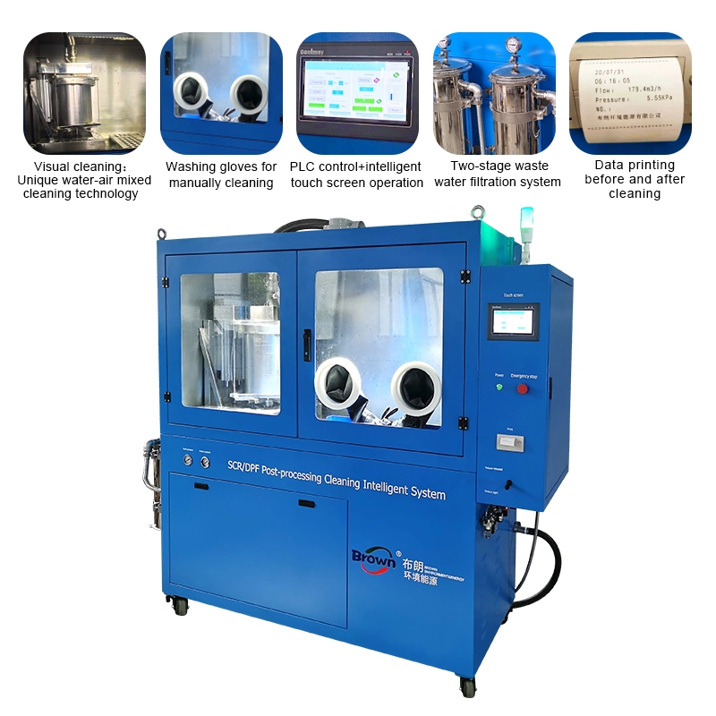 Machine de nettoyage du filtre à particules diesel à ultrasons DPF.