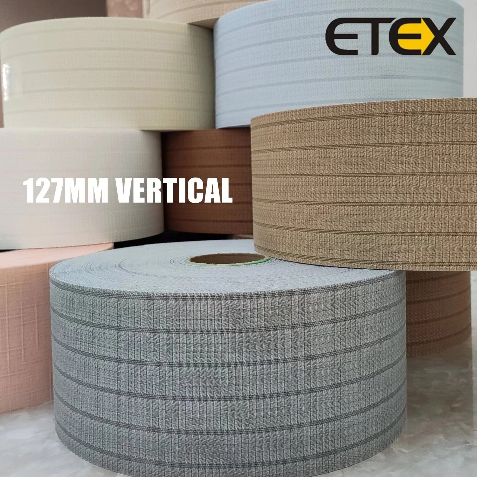 Smooth Vertical Blinds Fabric Rolls 89/127mm Polyester Blinds Fabric Persianas Verticales for Window