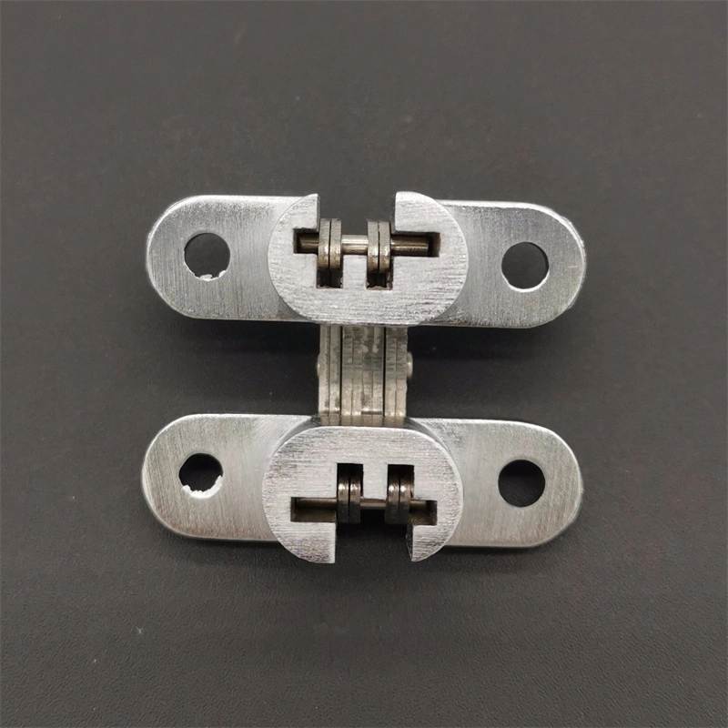 Stainless Steel Concealed Cross European Folding Door Hinge for Furniture Hardware Wardrobe