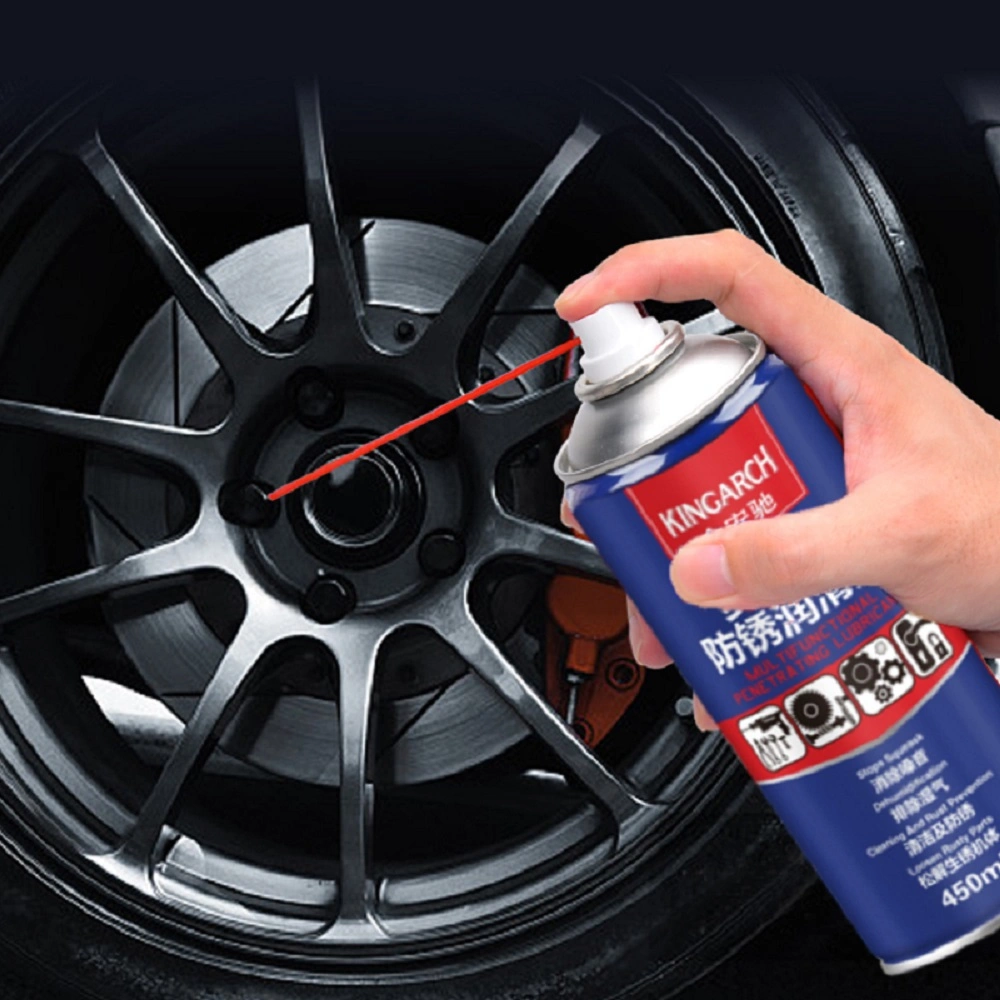 Kingarch 450ml Highly Effective Penetrating Lubricant Aerosol Spray for Car Care Product