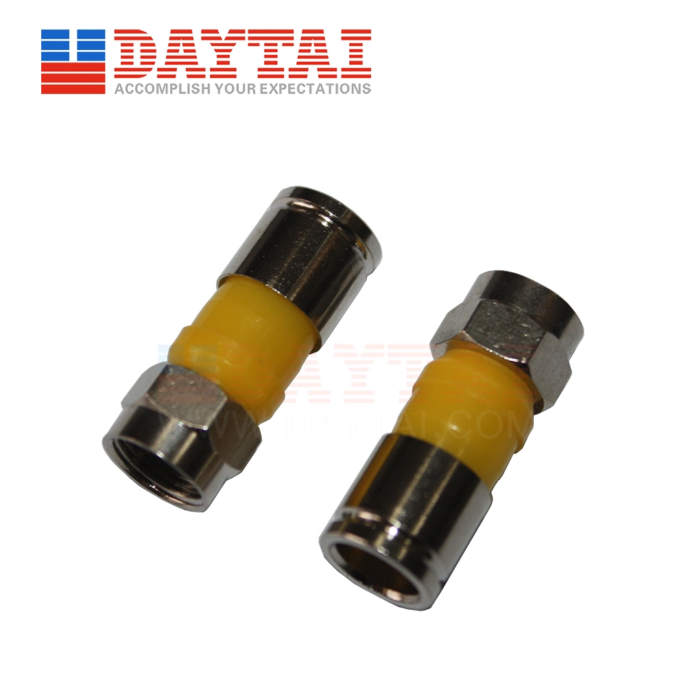 CATV RG6 F Connector RG6 Compression F Connector