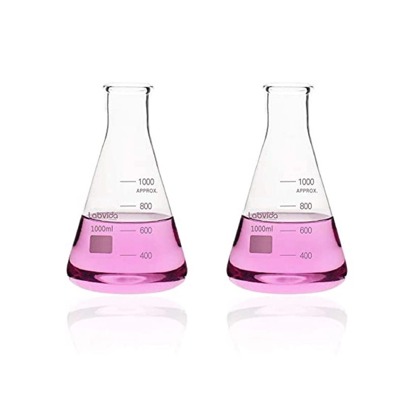 Konischer Erlenmeyer-Glaskolben aus 150ml-Glas-Thermoskalen