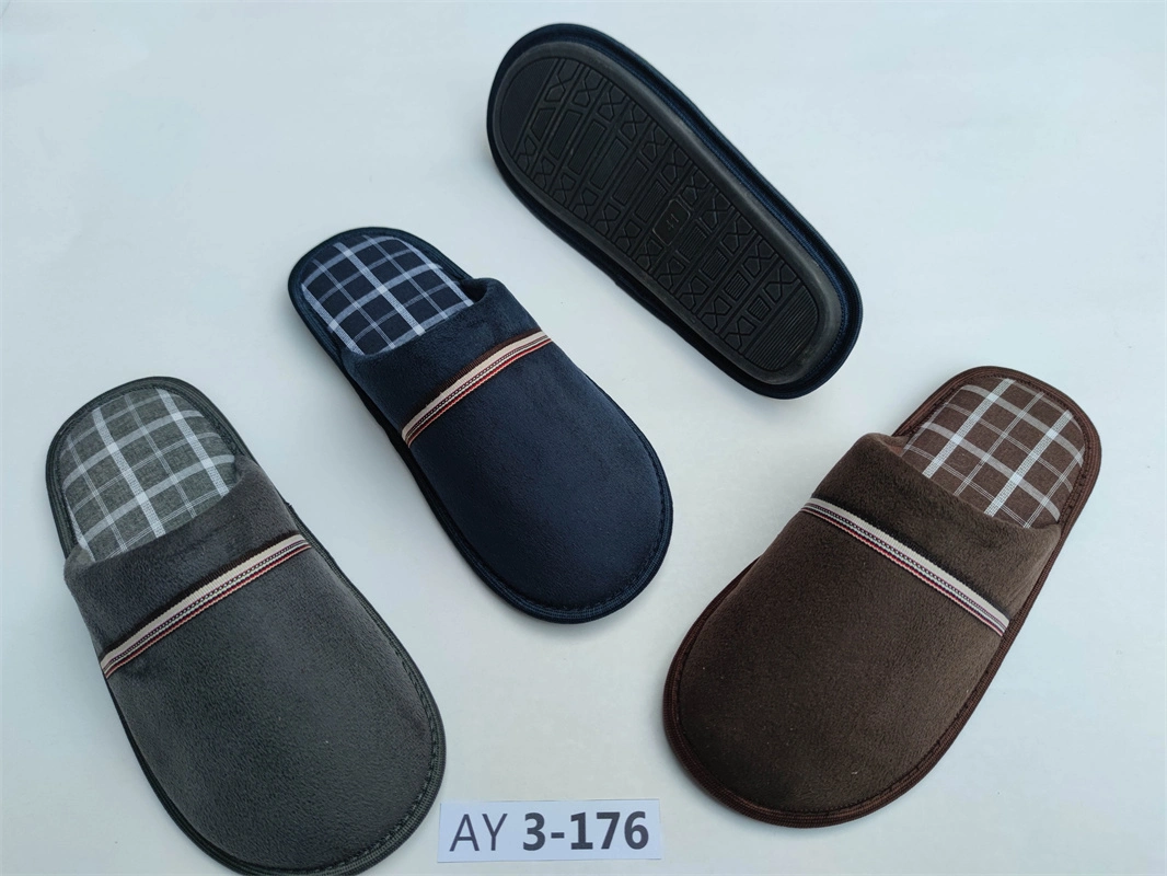 All Seasons Textile Comfortable Indoor House Men Slippers