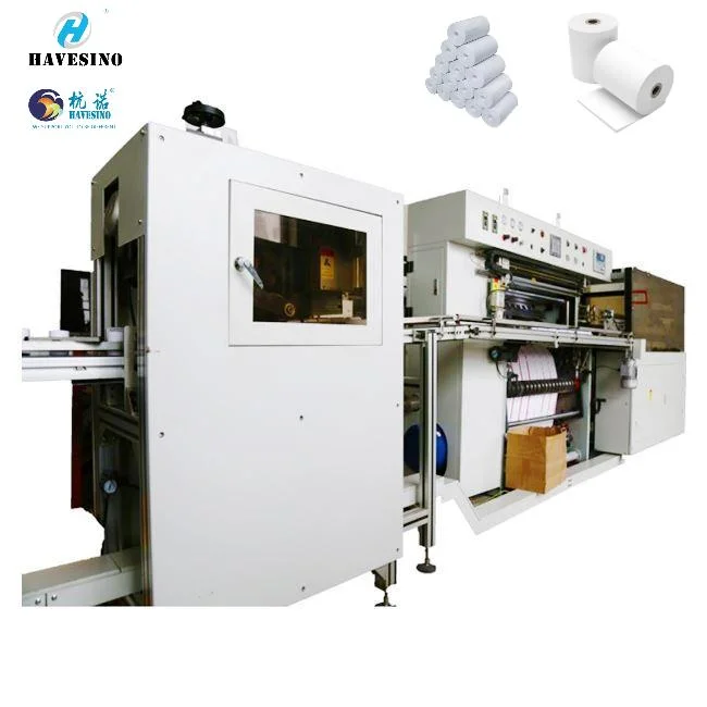 Machine de découpe de rouleaux de papier thermique pour machine de découpe de papier adhésif automatique de ligne d'emballage POS.