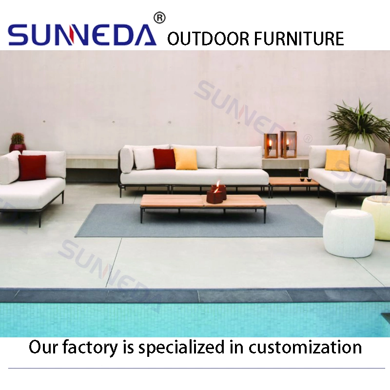 Luxury Artistic Outdoor Patio PE Rattan Leisure Aluminium Comfortable Furniture