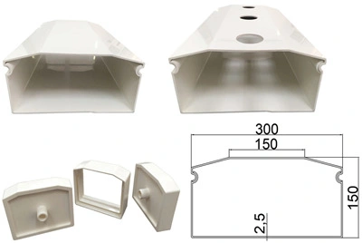 Agriculture Hydroponics Grow Kit Hydroponic PVC Big Gutter for Strawberry