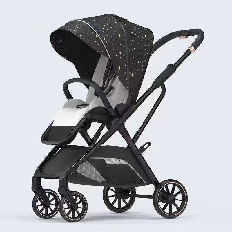 New Baby Stroller Can Sit and Lie Light Baby Stroller Walking Baby Stroller Folding High Landscape for Travel