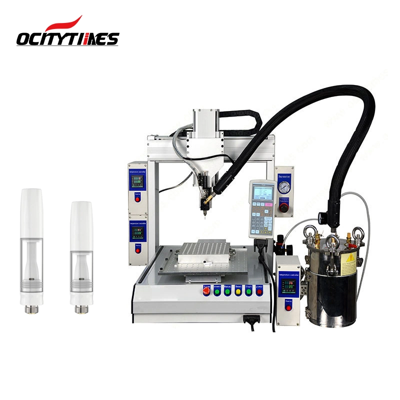 Best Filler 2022 Ocitytimes F1 Cartridge Disposable/Chargeable Vape Filling Machine with Custom Cart Trays