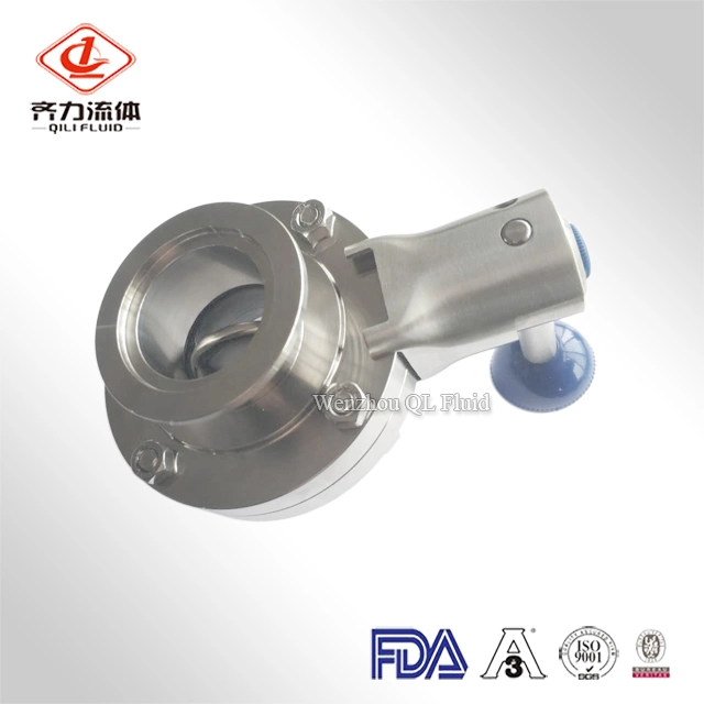 Sanitary Stainless Steel Tri Clamp Butterfly Valve