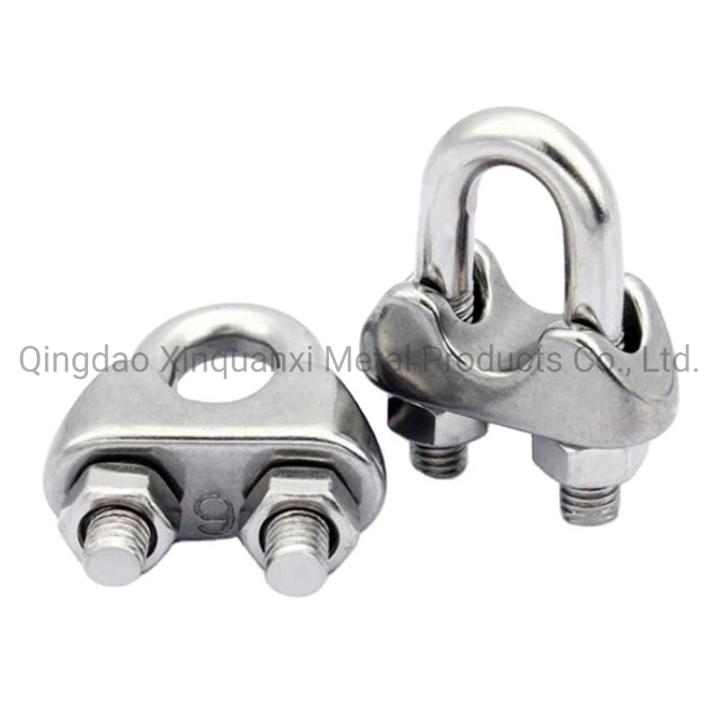 Rigging Hardware Malleable Steel Wire Rope Clip Stainless Steel Wire Rope Clamp DIN741 Wire Rope Clips