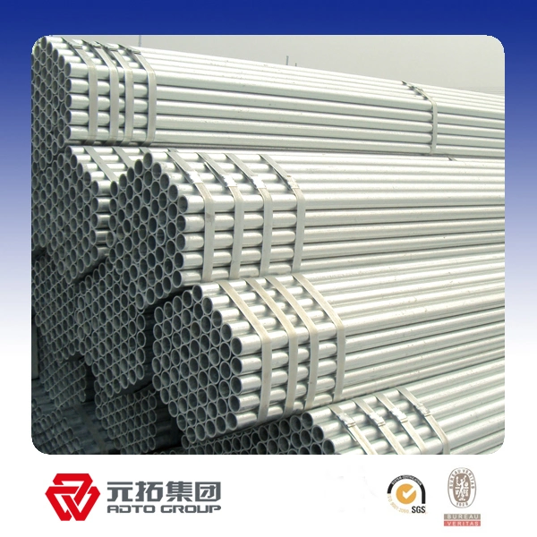48,3 mm tubes d'échafaudage galvanisés à chaud de Chine