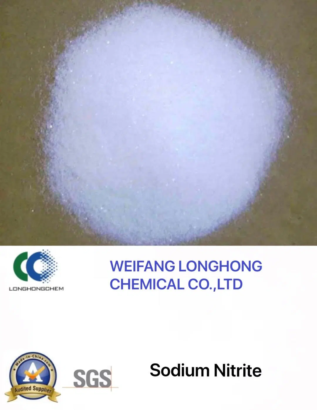 High quality/High cost performance Sodium Nitrite 99% Used as Color Protector for Meat Products CAS No. 7632-00-0