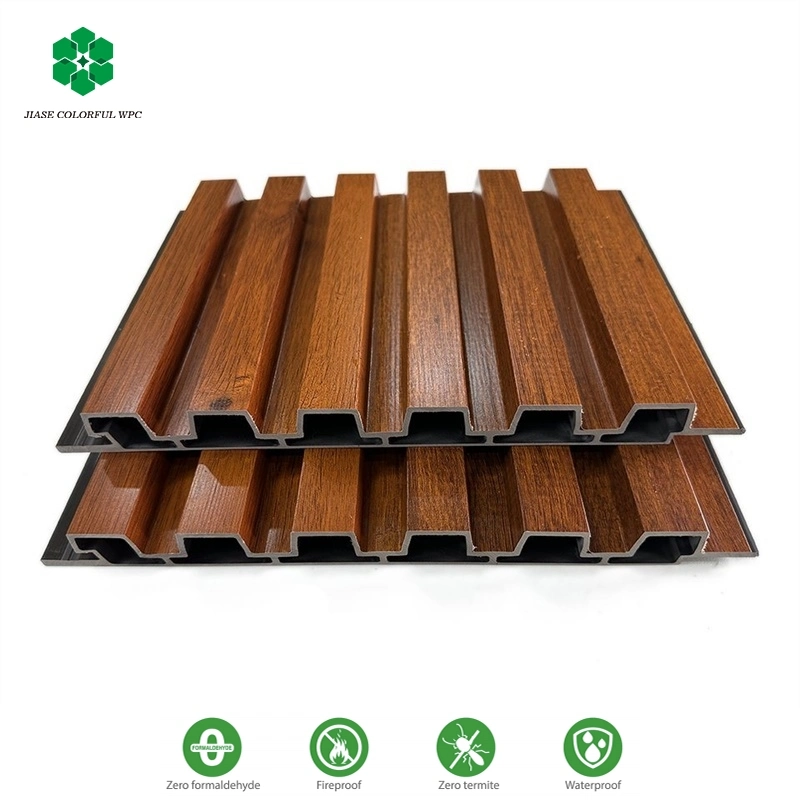 Wholesale Co-Extrusion PVC WPC Panel WPC Cladding Decking /WPC Wall Panel Louver