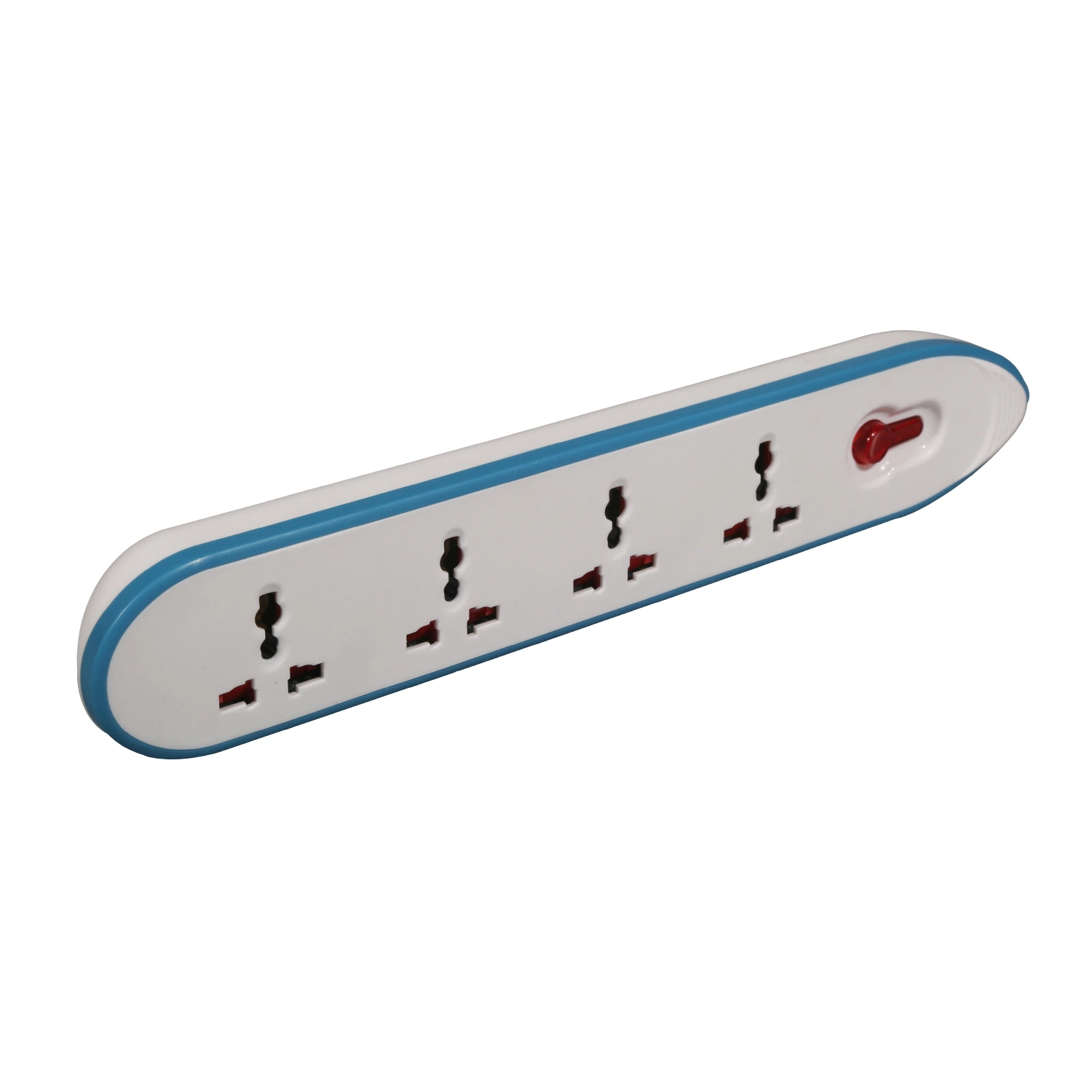 4 Way Internatinoal Multi Conector de extensión de toma de corriente con USB