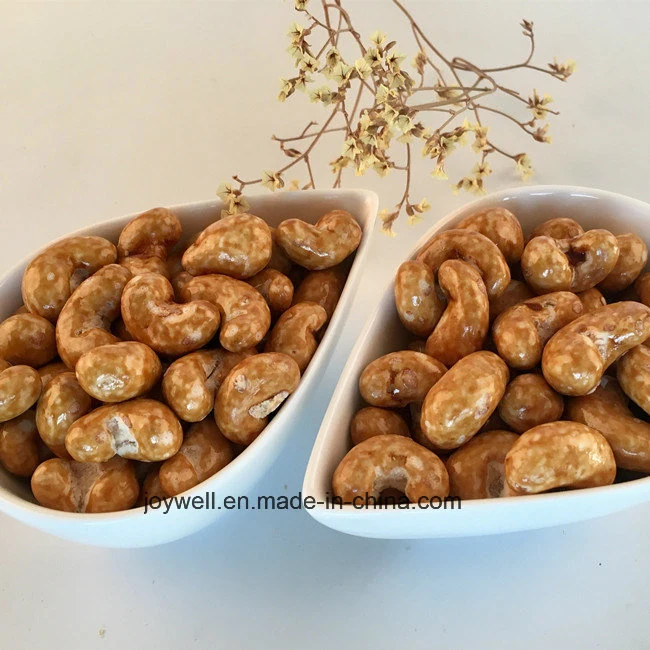 Black Pepper Roasted Cashew Nuts Good Taste Bulk Packing Manufacturer