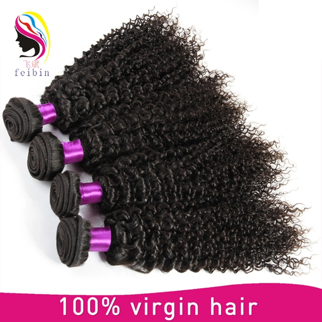 8A Kinky Curly Remy brasileña de productos de cabello humano.