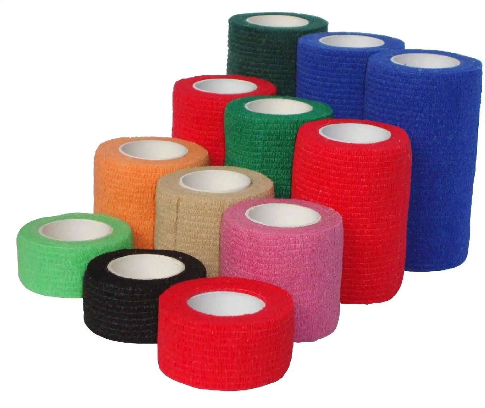 Colorful Medical Sport Self-Adhesive Cohesive Bandage