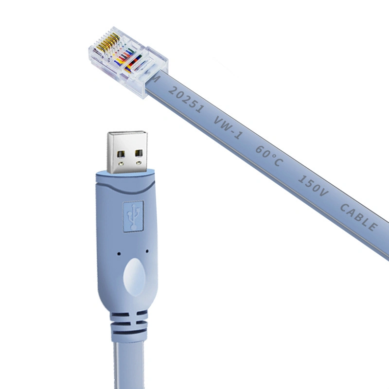 USB to RJ45 Cable for Router/Switches Laptop in Windows and Mac