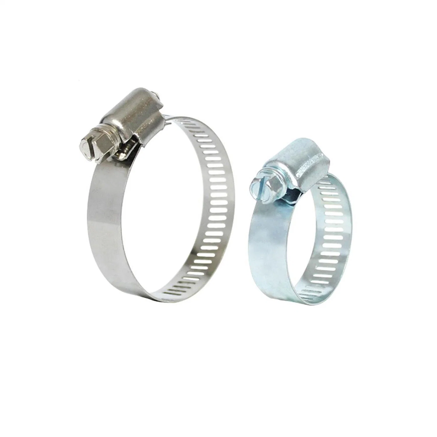 Stainless Steel Perforated Band Worm Gear Hose Clamp
